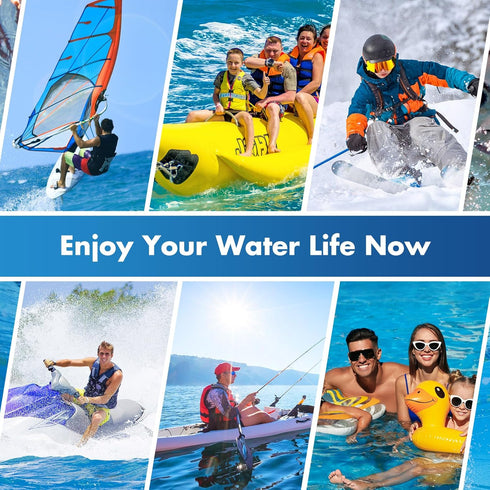 UNBREAKcable Large Waterproof Phone Pouch Floating, IPX8 Waterproof, Up to 9.5", 2 Pack for iPhone and Samsung