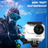 Waterproof Case & Floating Hand Grip for Insta360 GO 3, Protective Underwater Dive Housing Shell with Bracket