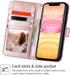 ULAK Compatible with iPhone 11 Wallet Case with Card Holder, PU Leather Flip Cover with Kickstand Magnetic Closure, TPU
