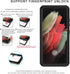 Lanhiem for Samsung Galaxy S21 Ultra Case, IP68 Waterproof Dustproof, Rugged Full Body Shockproof Phone Cover, Black