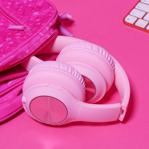 PowerLocus PLED Kids Bluetooth Headphones - Wireless Headphones with LED Lights, Safe Volume, Hi-Fi Stereo, Built-in Mic