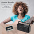 G Keni Cassette Casette Portable Player Boombox AM/FM Radio Stereo, Tape Player Recorder with Earphone Jack Battery