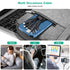 Multi Charging Cable 3Pack-6ft, Multi USB Cable Braided 6 in 1 Multiple Phone Charger Cable Universal USB A/C Charging