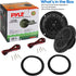 Pyle 4 Inch Dual Marine Speakers - Waterproof Outdoor Audio Stereo Sound System with Polypropylene Cone, 1 Pair -