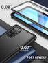Clayco Forza Series Case for Samsung Galaxy Note 20, Full-Body Rugged Cover, Built-in Screen Protector, 6.7 inch, Black