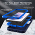 Navy Blue Samsung Galaxy S21 Plus Case with 2Pcs Self Healing TPU Screen Protector & Camera Lens Protector, Military