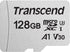 128GB MicroSDXC Class 10 UHS-1 U3 A1 V30 Memory Card - Transcend TS128GUSD300S