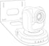 Universal Wall Camera Mount for PTZOptics HuddleCamHD Bracket, Compatible with Sony Panasonic & More, Small Based
