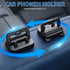 Generic 2-in-1 360 Car Dashboard Phone Mount with Roll-Up License Plate Holder, Adjustable Viewing, Shockproof