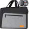 Durable Shockproof Laptop Sleeve, Water Resistant 15.6 Inch Carrying Bag for HP, Dell, Acer, Asus, Lenovo, Black/Grey