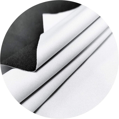Yandood Projector Screen DIY Elastic Polyester Material 59x105 inch for Max 130 inch