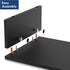 FITUEYES Dual Monitor Stand - 3 Shelf Computer Monitor Riser, Adjustable Wood Desktop Stand for Office Supplies, Medium