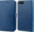 Bocasal Wallet Case for iPhone 7/8 Plus, 5.5 inch, Blue, Magnetic Detachable Kickstand, Card Holder, Shockproof