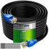 Cat6 Outdoor Ethernet Cable 150ft, Heavy Duty Double Jackets Internet Cord, Waterproof,