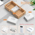 Pezin & Hulin Bamboo Charging Station Organizer for Multiple Devices & Wood Desktop Docking Stand for Cell Phone,