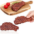3 jojofuny Pcs Fake Steak Props, Realistic Artificial Grilled Steak Model, Cooked Meat Food Replica with Grill Marks