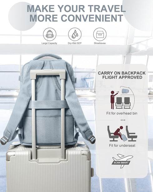 coowoz Backpack Backpack Backpacks Travel Carry On for Women Man Gym with Laptop Compartment Mochila de Viaje Teacher