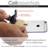 USA Merchant Redesigned Card Holder - Silicone Stick on Cell Phone Wallet for Credit Card ID - Black, White, Navy