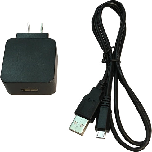 Compatible Sony A6000 AC Adapter/Wall Charger + USB Cable, 3 Feet, Fast Charging for Alpha a6000