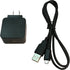 Compatible Sony A6000 AC Adapter/Wall Charger + USB Cable, 3 Feet, Fast Charging for Alpha a6000