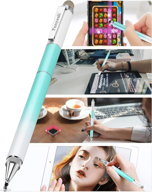 Penyeah Capacitive Stylus Pen (4 in 1), Universal Touch Screens Stylus for iPad/Pro/iPhone/Android