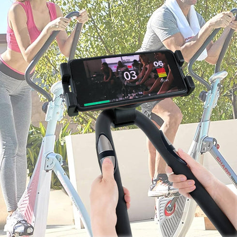 Tablet Phone Mount with Clamp - Timewall Universal iPad iPhone Holder Stand for Spin Bike
