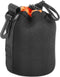 PATIKIL Camera Lens Bag, 3.5" IDx5.5 H Drawstring Pouch with Thick Neoprene, Lens Case for DSLR, Water Coffee Cups,