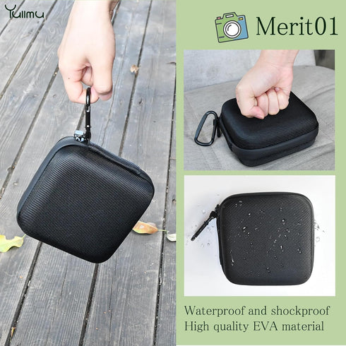 Hard Shell Camera Filter Case for 6 Circular Filters with Max Diameter of 95mm, Microfiber-Lined Pockets