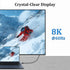 1FT, 3.2 2X2 8K 20Gbps 100W 15/16 1FT) Tan QY USB C Cable USB C Gen Cable, Monitor Video Output, High Speed Data
