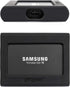 Silicone Bumper for Samsung Portable SSD T5, Strong Shock-Absorbing and Slip-Resistant, Black