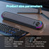 ICOREBEI Desktop computer speaker, soundbar, compatible with Mac, desktop, laptop, tablet, monitor, PC, and mobile