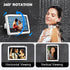 MoKo Shower Tablet Holder, Waterproof iPad Holder for Devices Up to 11", 360° Rotation Wall Mount
