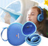 Aproca Hard Storage Case for iClever BTH12 Kids Bluetooth Headphones - Blue, Durable Protection for Your Headphones.