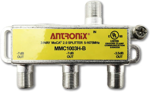 3 Way Antronix MMC1003H-B MoCA 2.0 Splitter - 5-1675 MHz for Frontier Formerly Verizon Fios