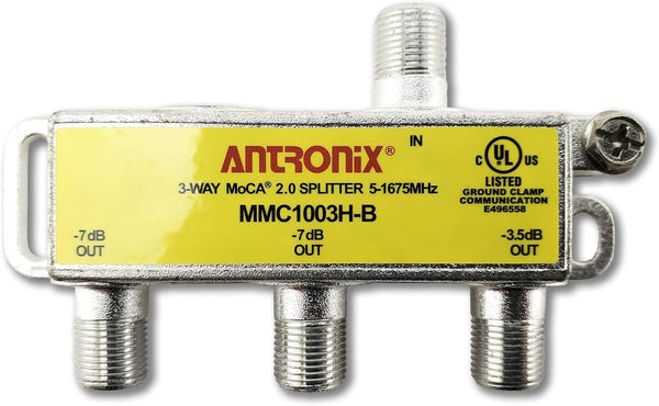 3 Way Antronix MMC1003H-B MoCA 2.0 Splitter - 5-1675 MHz for Frontier Formerly Verizon Fios