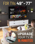 ECHOGEAR Universal Large TV Stand, Height Adjustable Base for TVs up to 77", Wobble-Free Replacement Stand