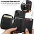 Bocasal RFID Blocking Wallet Case for iPhone 14/13, Adjustable Crossbody Zipper Purse with Kickstand
