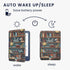 kwmobile (2022/2024) Case Compatible with Amazon Kindle Case - eReader Cover - Library Motto Multicolor