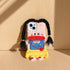 for iPhone 14 Phone Case Cute,Kawaii 3D Cartoon DIY Hair Braids Girl Plush Case Furry Winter Warm Shockproof Protective Case Funny for iPhone 14 Women Girls(Snow White)