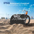 JUOVI 24H IP68 Clip Wireless Portable Bluetooth Speaker, Playtime Mini Shower Speaker Waterproof & Dustproof HD Sound