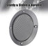 X AUTOHAUX 2pcs 3" Titanium Tone Audio Speaker Cover - Glossy Mesh Subwoofer Grill Horn Protector