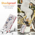 UEEBAI 15, Wallet Case for iPhone PU Leather Phone Cover Kickstand RFID Blocking Flip Case Card Slots Wrist Strap