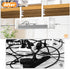 Under Desk Cable Management Tray, No Drill Cable Organizer for Desk, Cord Management Box for Office and Home Storage