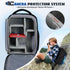 RAINSMORE Camera Backpack for Photographers, DSLR SLR Cases with Waterproof Rain Cover & Laptop Compartment