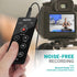 Movo REC-4 Wired Remote Control for Zoom H2n, H4n Pro, H5, H6 Portable Digital Handy Recorders - Compatible with Sony
