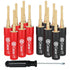 GEARit Flex Pin Banana Plugs - Speaker Wire Connector Pin Plug Type (6 Pairs, 12 Pieces), 24K Gold Plated Insulated for