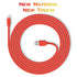 USB 2.0 to Lightning Cable Charger Cord - MFi Certified for iPhone 12 11 Pro Max X XR XS 8 (Red)
