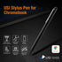 j5create USI Stylus Pen for Chromebook, Certified with 4096 Levels Pressure, Durable Aluminum Enclosure