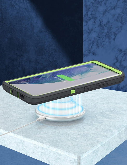 MXX Case Compatible with Galaxy S21 Ultra, 3-Layer Heavy Duty Body Bumper Cover, Shock Protection, Dust Proof