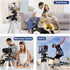 Phone Tripod, Lusweimi 44-inch iPhone Tripod with Holder Mount/Wireless Remote for Cell Phone/Camera